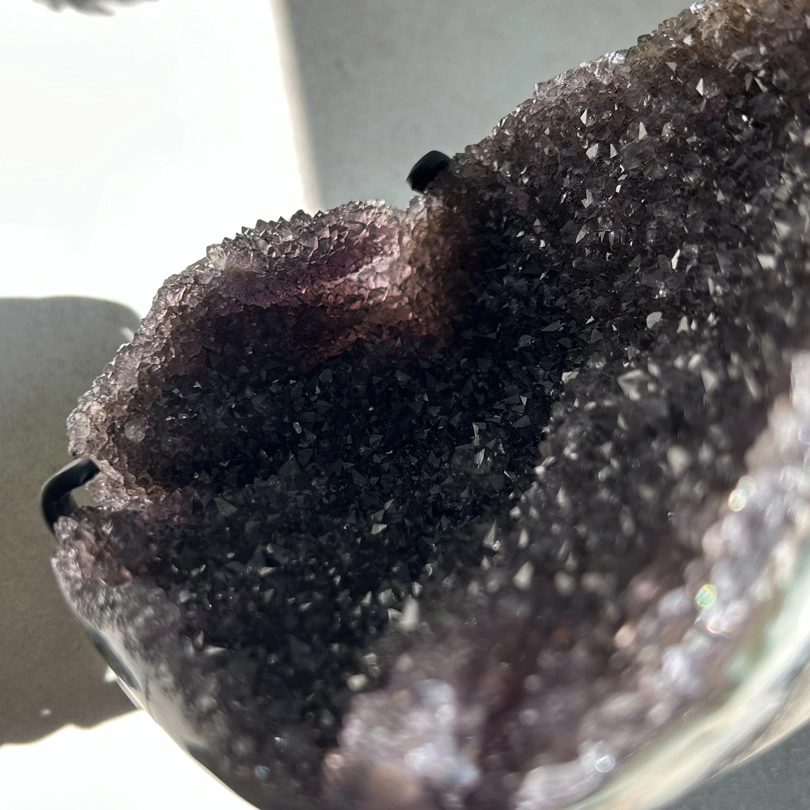 geode di Ametista Nera